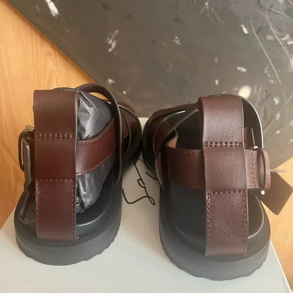Brown Leather Sandals - Picture 4 of 5